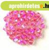 Swarovski bicone 4mm - Light Rose Shimmer 2x