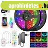 Bluetooth RGB LED szalag - mobiltelefonr�l vez�relhet� / 15m