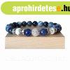 Szodalit kark�t� kagyl�h�jjal �s Shamballa gy�nggyel (8mm)