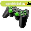 Gamepad Warrior USB, Esperanza fekete-z�ld 