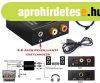 Toslink-2RCA Digit�lis-anal�g audi� jel �talak�t� 3.5 Jack f