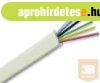 Telefon k�bel, lapos, 6 eres, fekete
