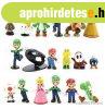 18 db-os Super Mario jelleg� figura szett