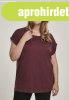 Urban Classics Ladies Extended Shoulder Tee redwine