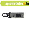 WARAGOD karabiner 0- negative v�rcsoport jelz�ssel, fekete s