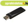 USB drive 64GB, USB 2.0, VERBATIM "Slider", fekete