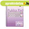 Spir�lf�zet, A5, vonalas, 100 lap, PUKKA PAD "Irlen Jot