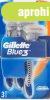 Gillette Blue3 eld.borotva piros 3db