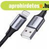 UGREEN USB Lightning kbel, 2.4A US199, 2m (fekete)