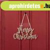 Karcsonyi dekorci - "Merry Christmas" felirat -