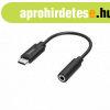 Hama USB-C Plug - 3.5 mm Jack Socket Stereo Audio adapter Bl