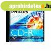 Philips CD-R 80 52x vastag tok 1db/cs (1-es cmke)