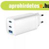 Gembird 3-port 65W GaN USB PowerDelivery fast charger White