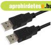 Gembird USB-A 2.0 - USB-A 2.0 M/M adatkbel 1.8m fekete