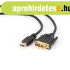 Gembird HDMI -> DVI-D M/M video jelkbel 1.8m fekete