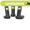 Vezetk Nlkli Telefon Gigaset A170 TRIO 1,5" Fekete (