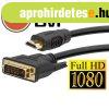 DVI-D / HDMI k�bel ? 3 m