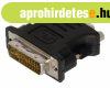 DVI-Adapter DVI-I 24+5-P�lus� Dug� - VGA Aljzat Fekete
