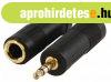 Sztere� Audio Adapter 3.5 mm-es Dugasz - 6.35 mm-es Aljzat F