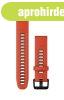 �rasz�j Garmin 20 mm piros/grafit szilikon (QuickFit) Okos�r