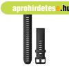 �rasz�j Garmin 20 mm fekete szilikon, fekete csat (QuickFit)
