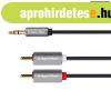 3.5mm jack - 1.0M K�bel 2RCA Kr�ger & MATZ