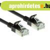 ACT CAT6A U-FTP Patch Cable 0,5m Black