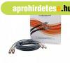 Sztere� Audio K�bel 2x RCA Male - 2x RCA Male Ez�st